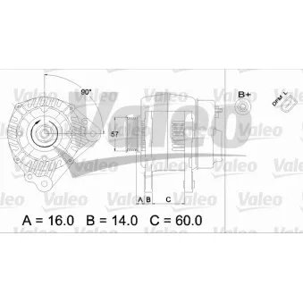 Alternateur VALEO 437412