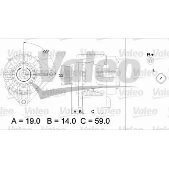 Alternateur VALEO 437424