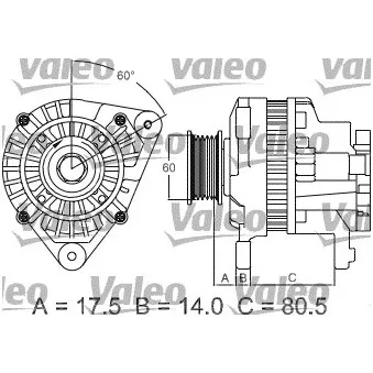 Alternateur VALEO 437427