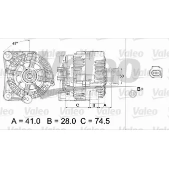 Alternateur VALEO 437451