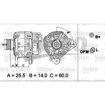 Alternateur VALEO 437502