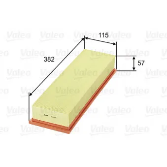 Filtre à air VALEO 585014