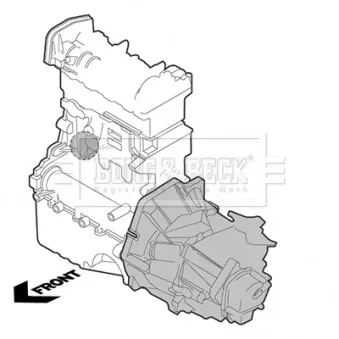 Support moteur BORG & BECK BEM4423