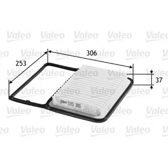 Filtre à air VALEO 585386