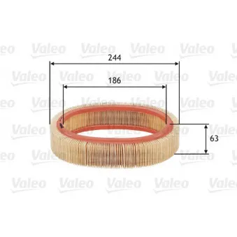 Filtre à air VALEO 585606