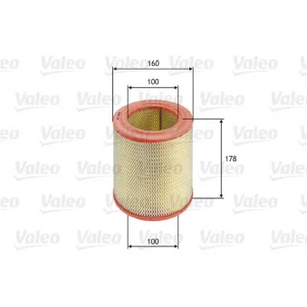 Filtre à air VALEO 585618