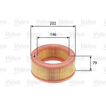 Filtre à air VALEO 585642