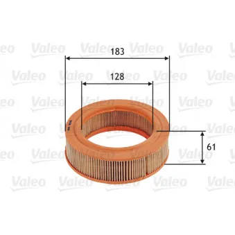 Filtre à air VALEO 585656