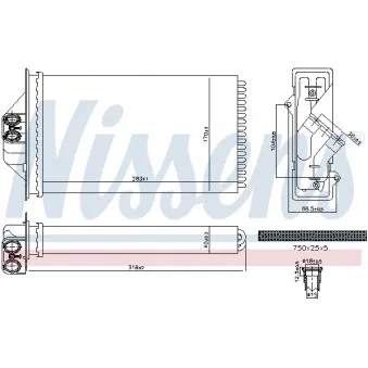 Système de chauffage NISSENS 707293