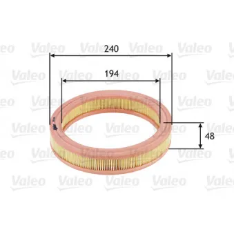 Filtre à air VALEO 585691