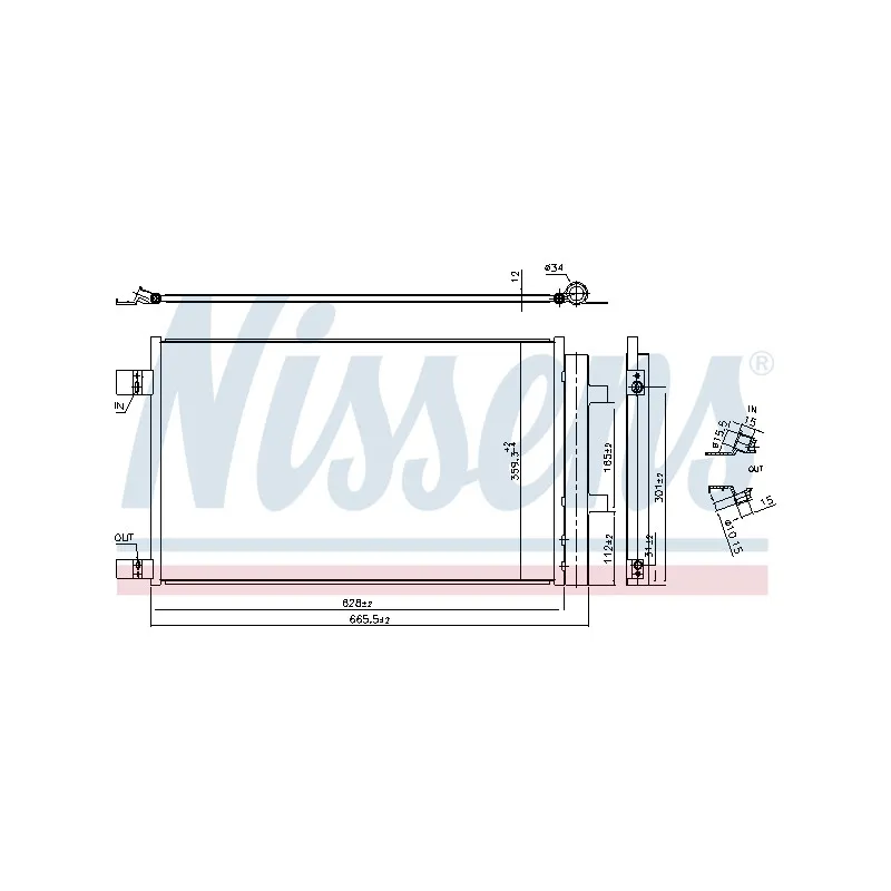 Condenseur, climatisation NISSENS 941284