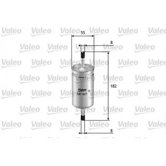 Filtre à carburant VALEO 587027