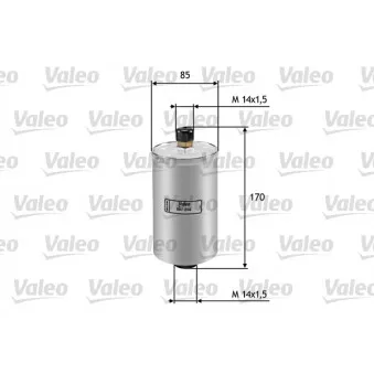 Filtre à carburant VALEO 587204