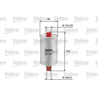 Filtre à carburant VALEO