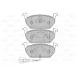 Jeu de 4 plaquettes de frein avant VALEO 601426 - Visuel 1