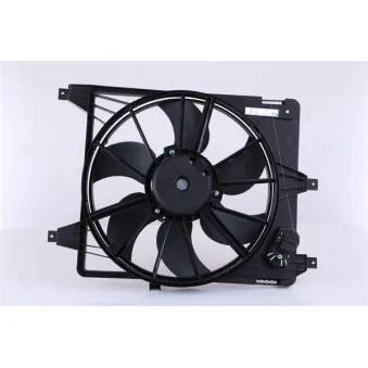 Ventilateur, refroidissement du moteur NISSENS 85708