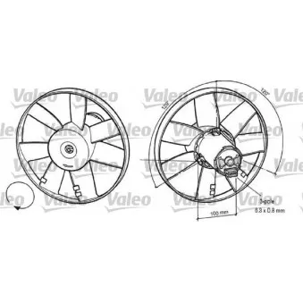 Ventilateur, refroidissement du moteur VALEO 696041