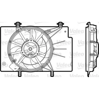 Ventilateur, refroidissement du moteur VALEO 696344