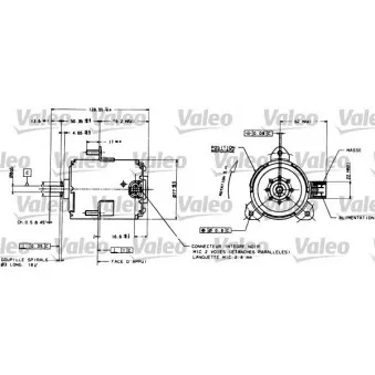 Moteur électrique, ventilateur pour radiateurs VALEO 698085