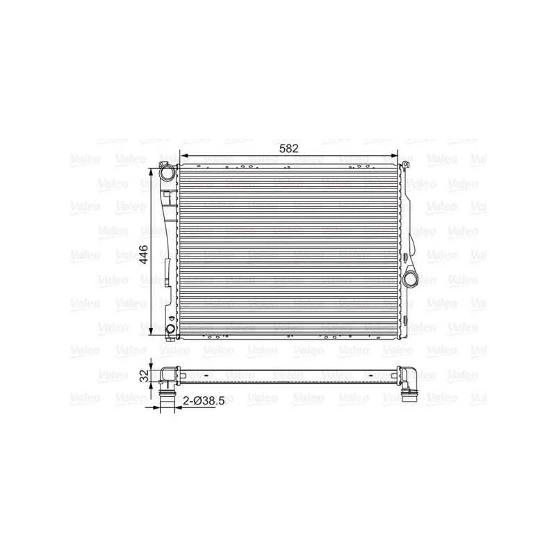 Radiateur, refroidissement du moteur VALEO 701523