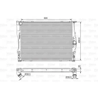 Radiateur, refroidissement du moteur VALEO 701542