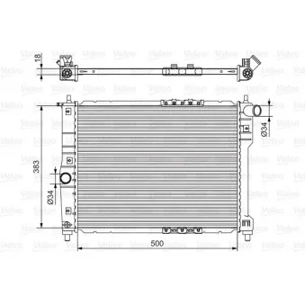 Radiateur, refroidissement du moteur VALEO