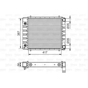 Radiateur, refroidissement du moteur VALEO 701546