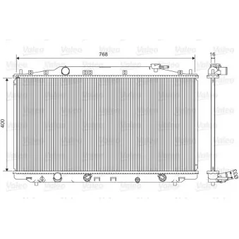 Radiateur, refroidissement du moteur VALEO 701551