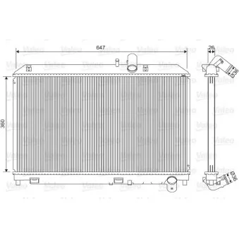 Radiateur, refroidissement du moteur VALEO 701561