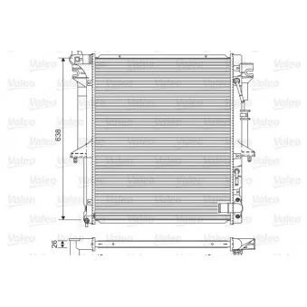 Radiateur, refroidissement du moteur VALEO 701585