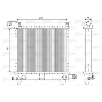 Radiateur, refroidissement du moteur VALEO 701590