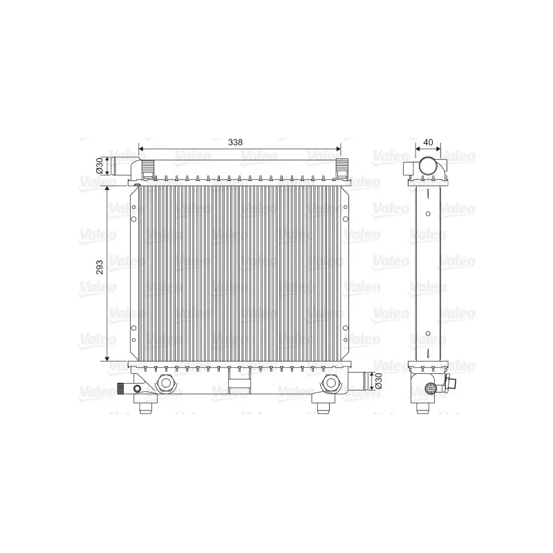 Radiateur, refroidissement du moteur VALEO 701590