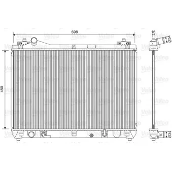 Radiateur, refroidissement du moteur VALEO 701592