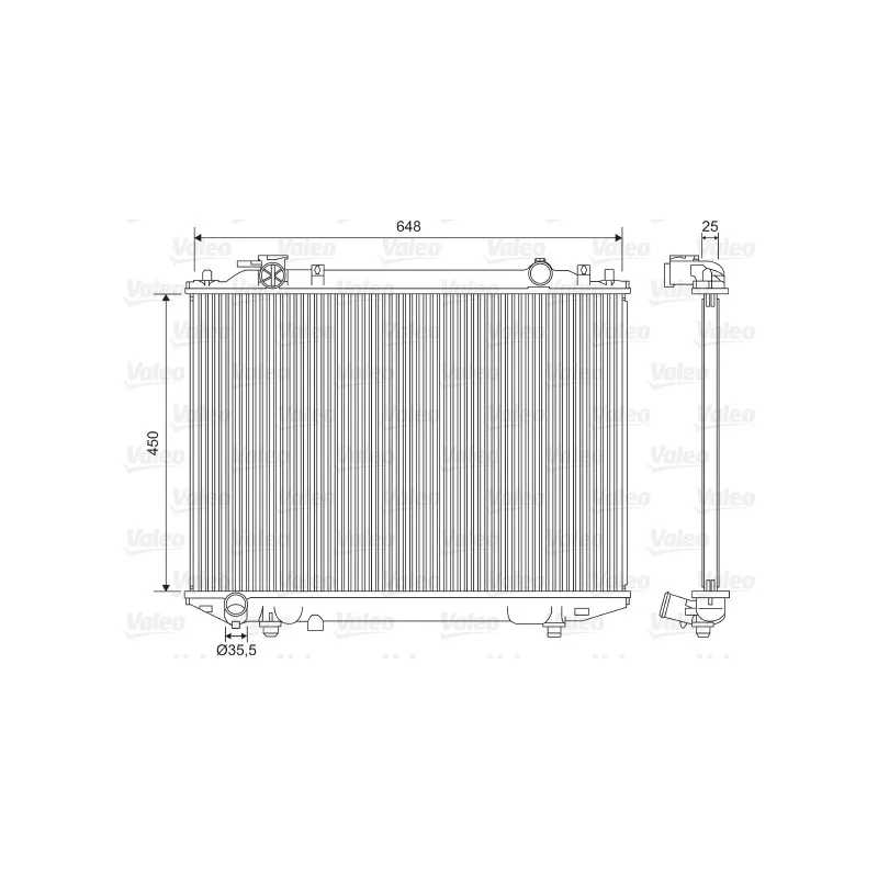 Radiateur, refroidissement du moteur VALEO 701615