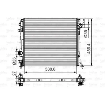 Radiateur, refroidissement du moteur VALEO 701641