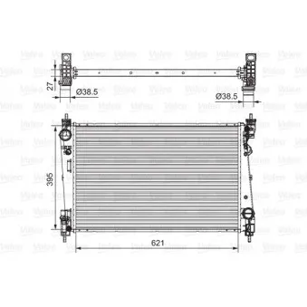 Radiateur, refroidissement du moteur VALEO 701655