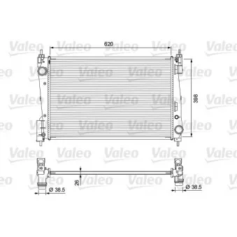 Radiateur, refroidissement du moteur VALEO 701717