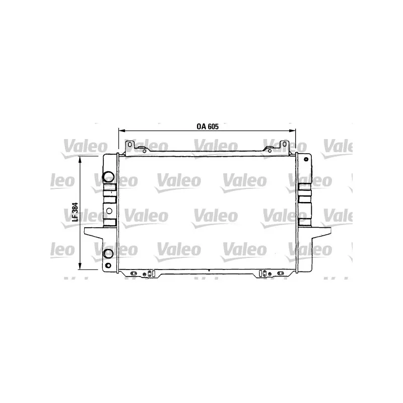 Radiateur, refroidissement du moteur VALEO 730114