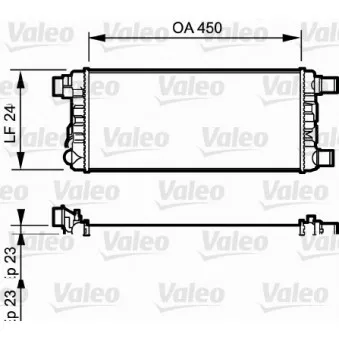 Radiateur, refroidissement du moteur VALEO 730309