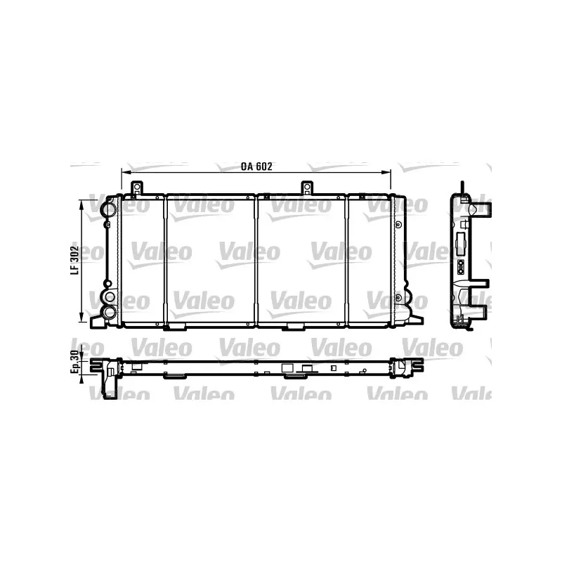 Radiateur, refroidissement du moteur VALEO 730348