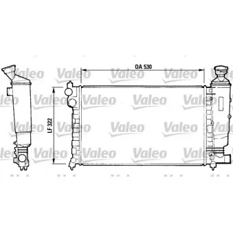 Radiateur, refroidissement du moteur VALEO