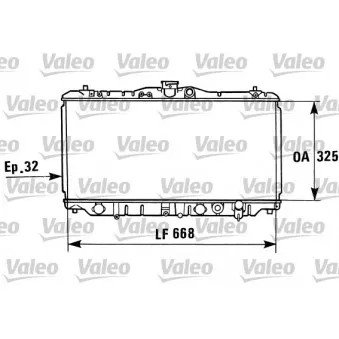 Radiateur, refroidissement du moteur VALEO 730430