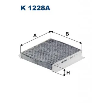 Filtre, air de l'habitacle FILTRON K 1228A