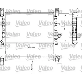 Radiateur, refroidissement du moteur VALEO 730484