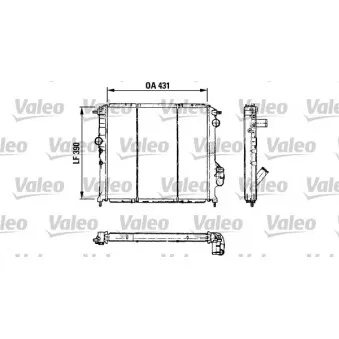 Radiateur, refroidissement du moteur VALEO 730501