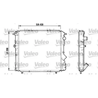 Radiateur, refroidissement du moteur VALEO 730510