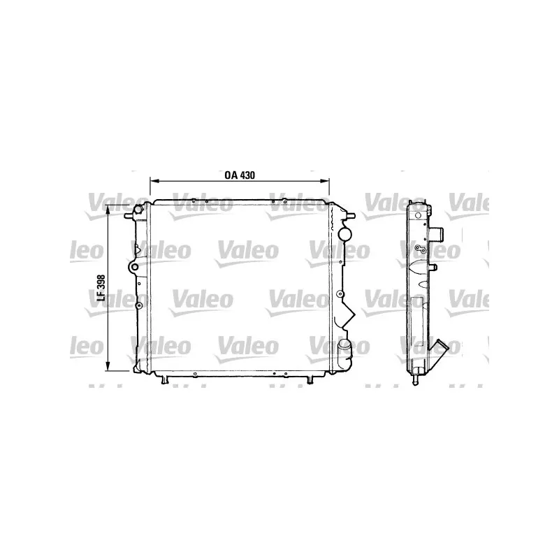 Radiateur, refroidissement du moteur VALEO 730510