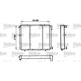 Radiateur, refroidissement du moteur VALEO 730511