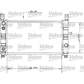 Radiateur, refroidissement du moteur VALEO