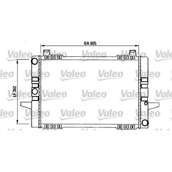 Radiateur, refroidissement du moteur VALEO 730562